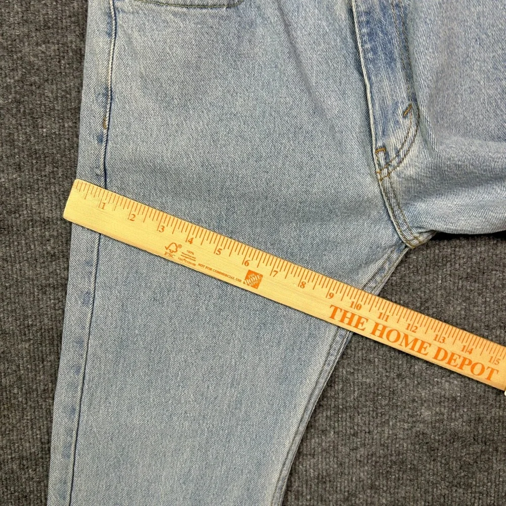 Levi's 505 Straight Jeans Men's Blue Denim Pockets Classic Zip Fly - 30X30